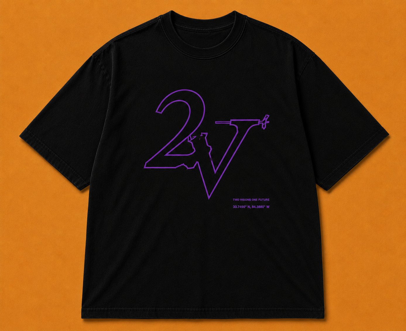 2V TEE PURPLE￼ — BY J.H
