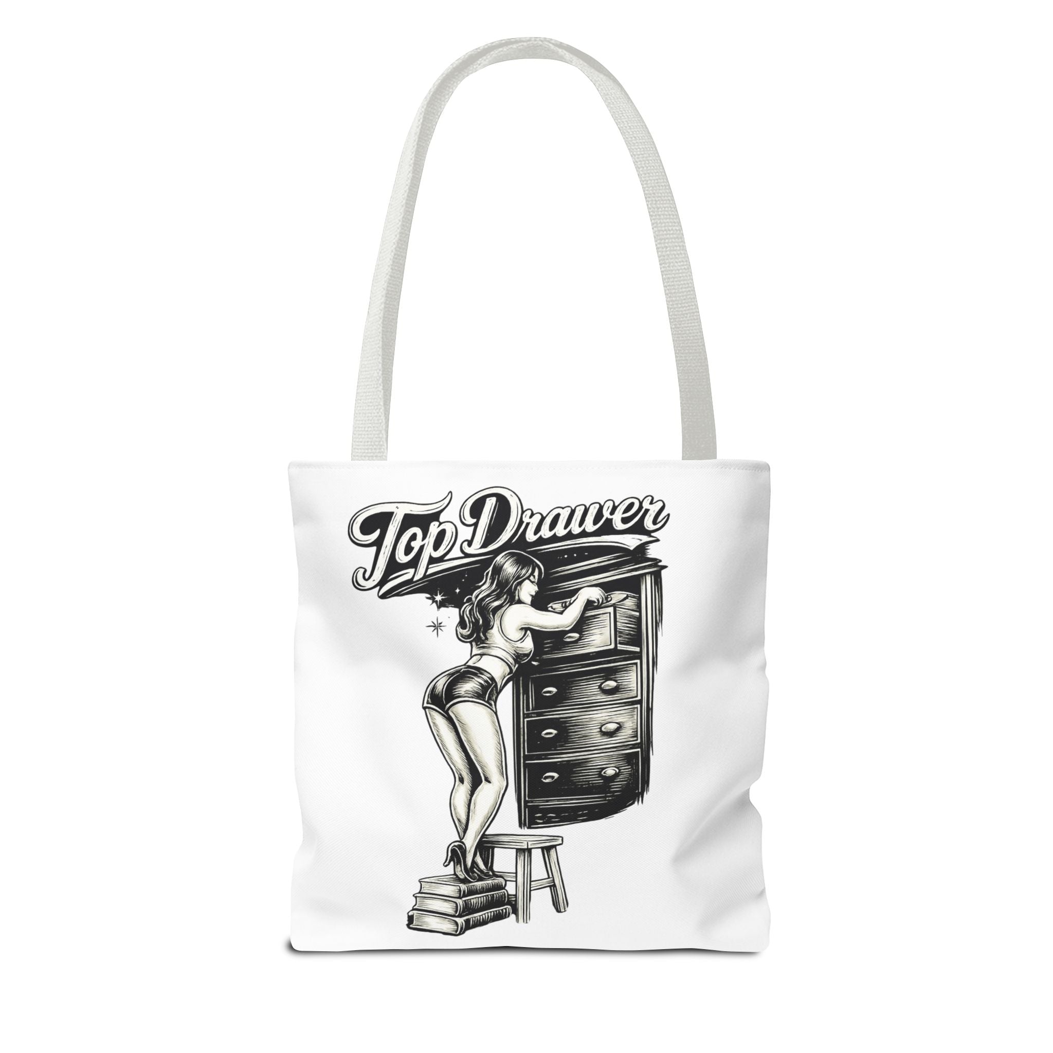Top Drawer Retro Tote Bag