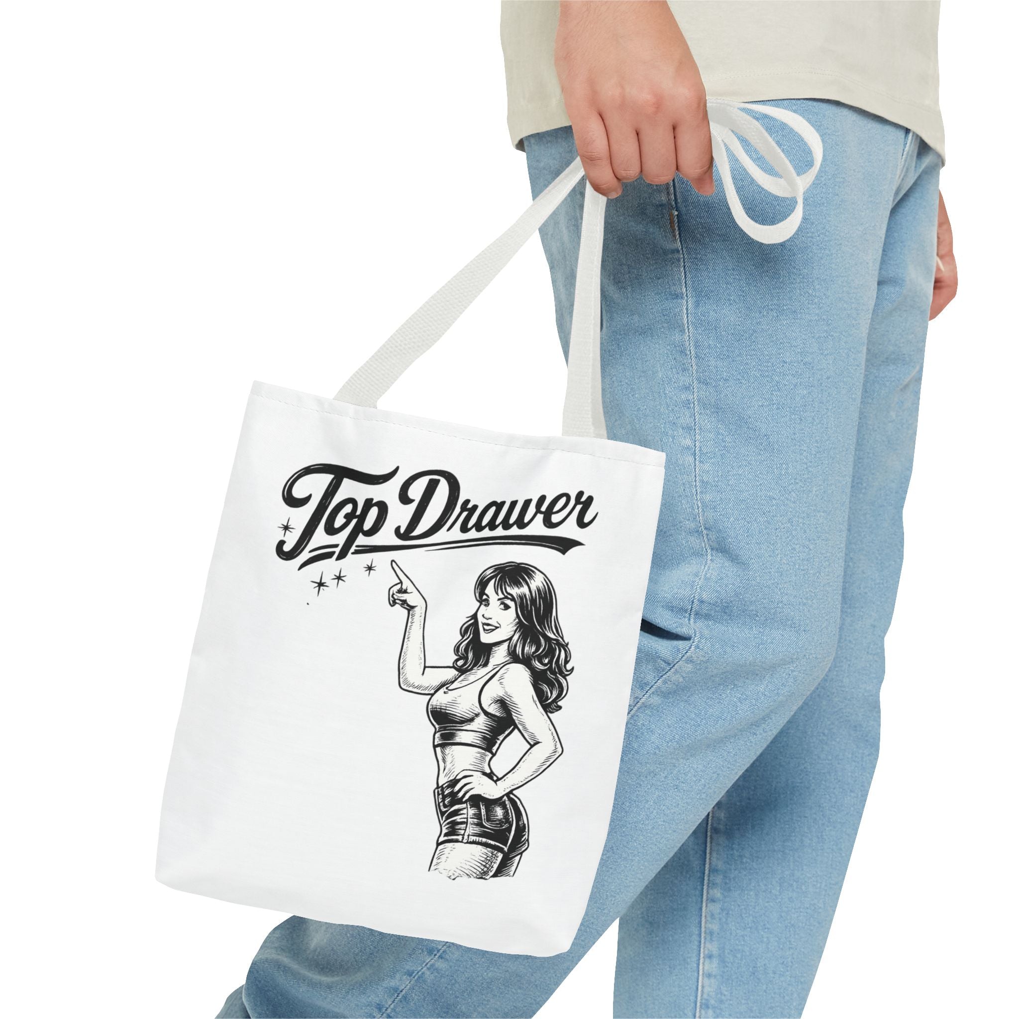 Top Drawer Retro Tote Bag