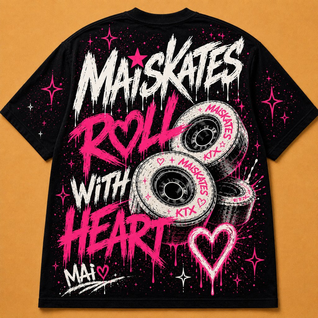 MAI SKATES ROLL W HEART PRE ORDER