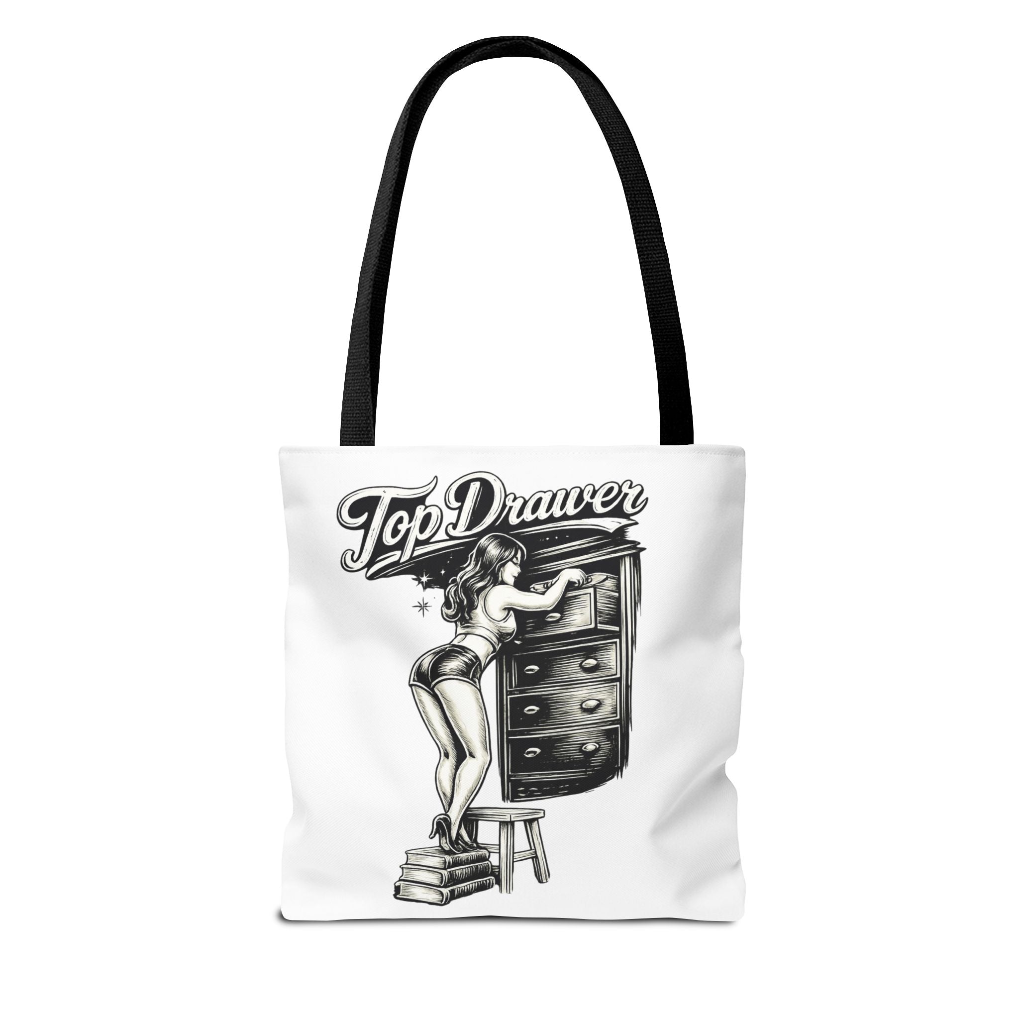 Top Drawer Retro Tote Bag