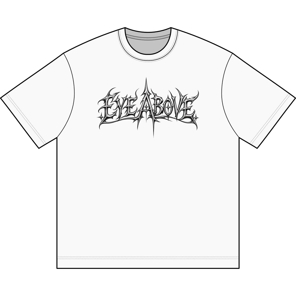 Eye Above logo tee | Gothic metal band graphic boxy t-shirt