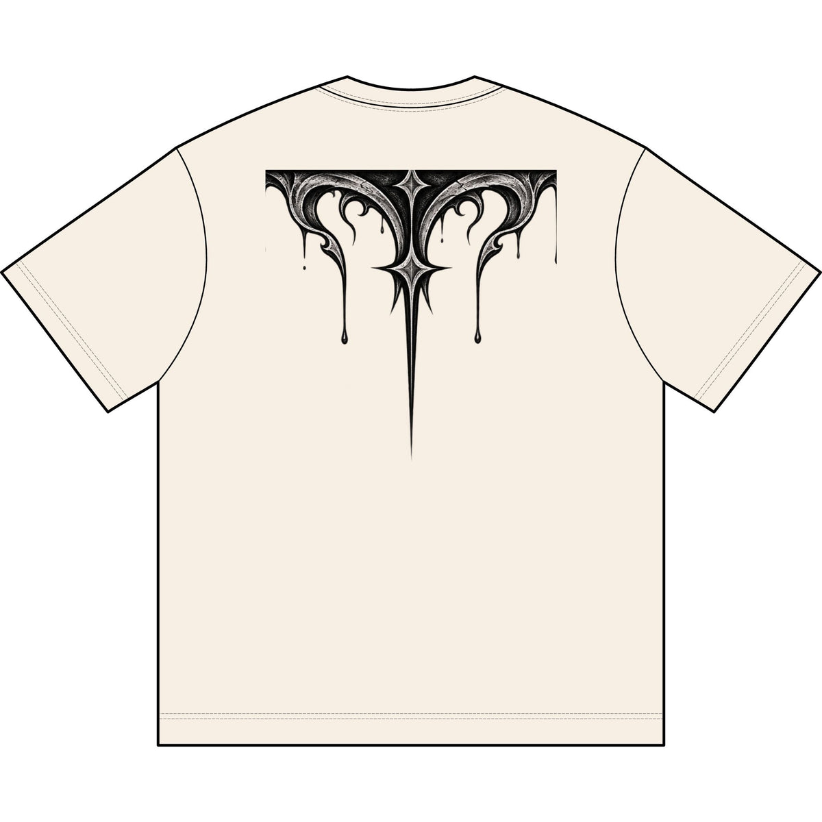 Eye Above logo tee | Gothic metal band graphic boxy t-shirt