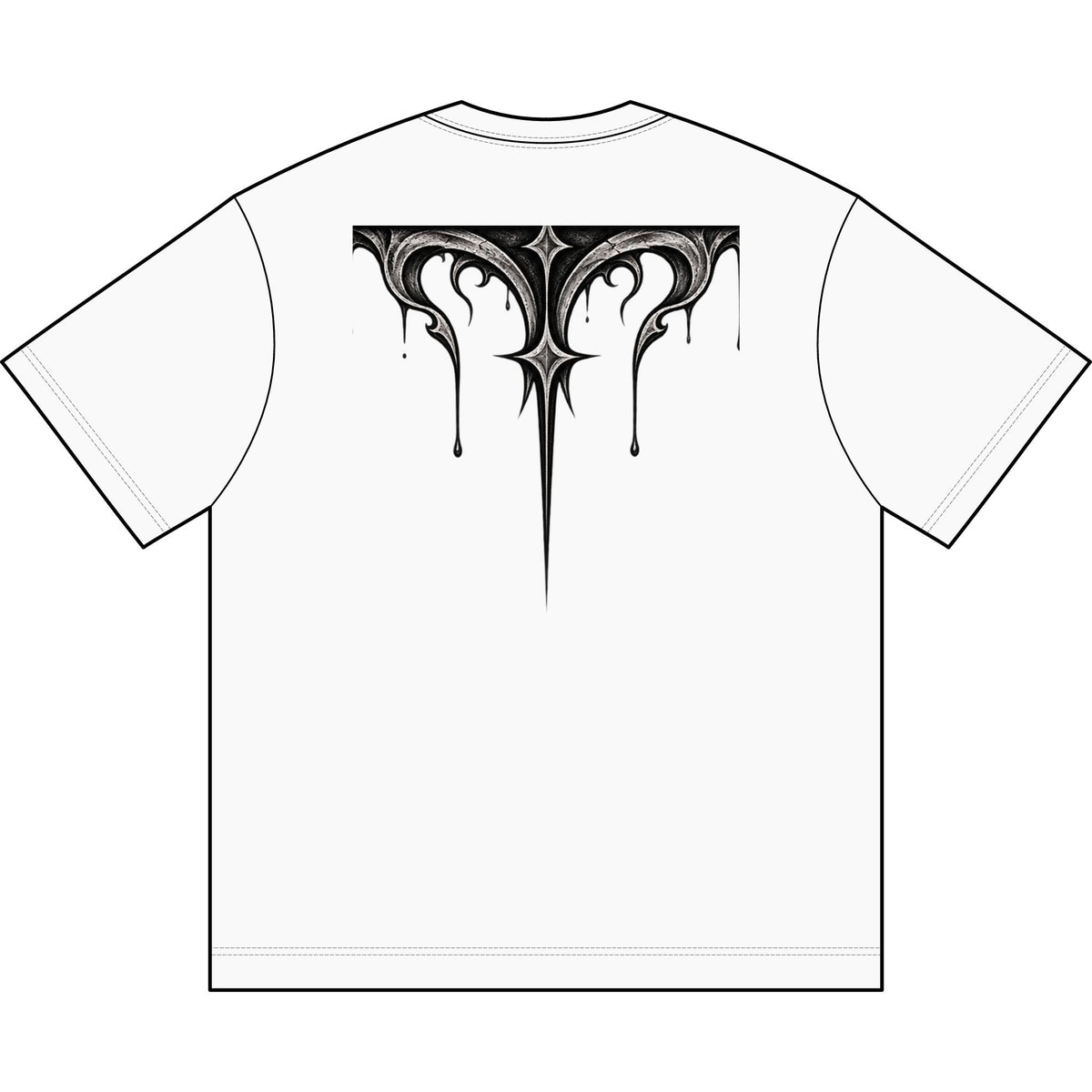 Eye Above logo tee | Gothic metal band graphic boxy t-shirt